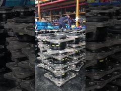 Joints d'expansion en caoutchouc à bride carrée