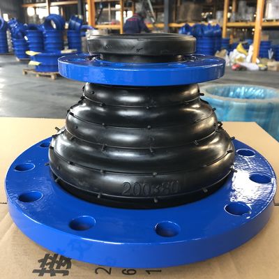 T.E. Bellow Epdm joint d'expansion en caoutchouc / joint d'expansion en caoutchouc à double sphère pour les milieux aquatiques