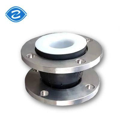 Résistant Ss304 Flange Epdm Ptfe joint d'expansion en caoutchouc revêtu pour 1,0 2,5 MPa de contrainte de travail