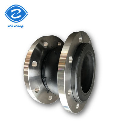 DN15-DN4000 tuyaux joints de dilatation en caoutchouc flexural avec support de vanne et flange 304
