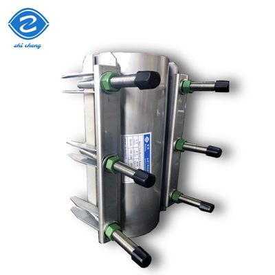 Clampes de tuyaux en acier inoxydable Structure de plaque Performance d'étanchéité à haut rendement Double-clampe Clampe de réparation de tuyaux Pour une réparation rapide et un blocage des fuites de tuyaux en acier