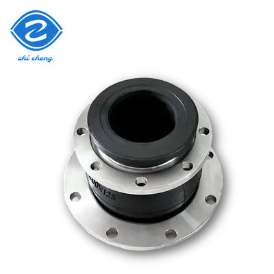 ANSI Cl150 Compensateur de fin de bride à sphère unique Flexible Epdm Réducteur excentrique en caoutchouc Expansion des joints en caoutchouc Bellows Joints d'expansion en tissu de cordon nylon