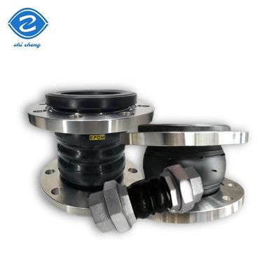 ANSI Acier au carbone à sphère unique en caoutchouc flexible à flanc de compensateur d'expansion de joint Epdm Nbr connecteur de compensateur de joint de l'expansion de Bellow flexible