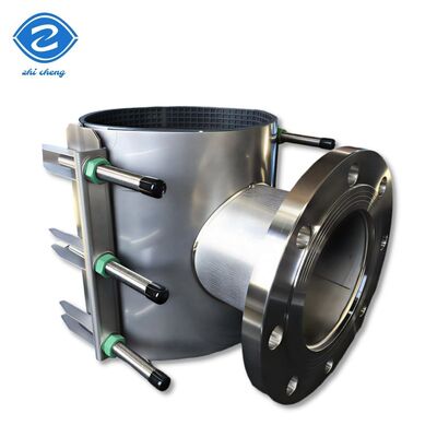 Collier de réparation double carte certifié marine, non démontable, avec raccords boulonnés pour réparation rapide de tuyaux